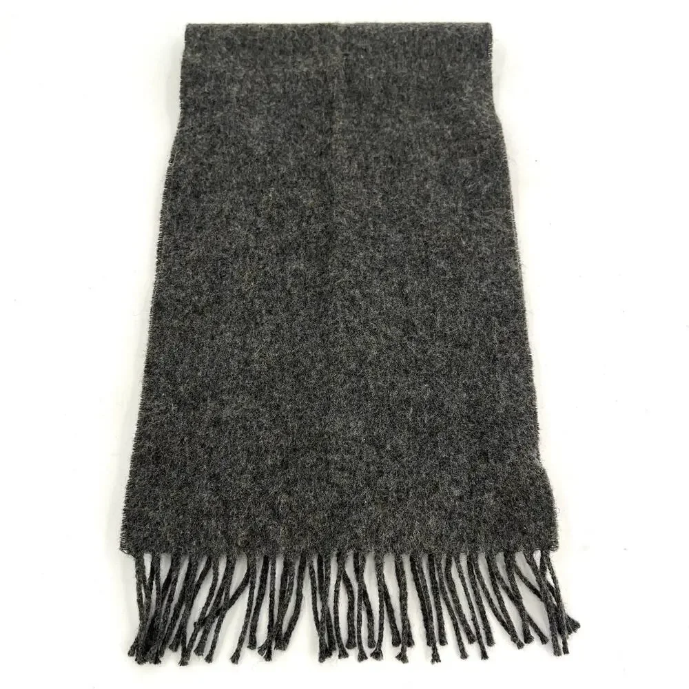 Bronte men’s wool green gray scarves